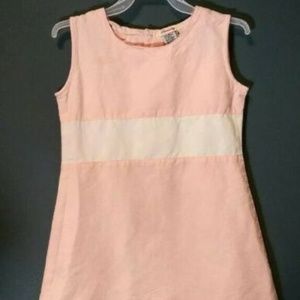 Sweetdil Stripe Shift Dress, Pink, Button Up Back